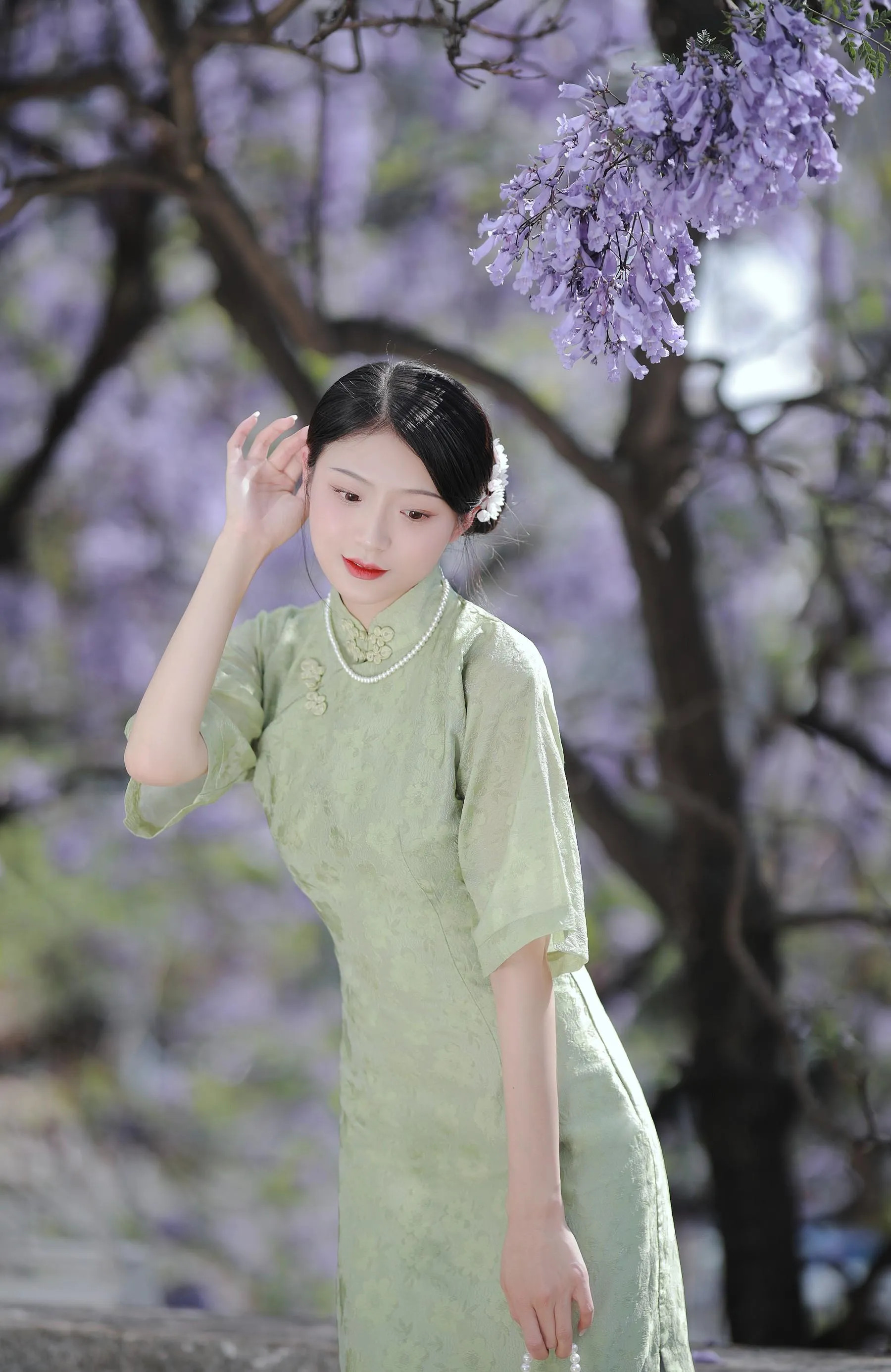 [艺图语] 2022.06.20 蓝花楹 nya酱的铃铛铛 [24P]插图7